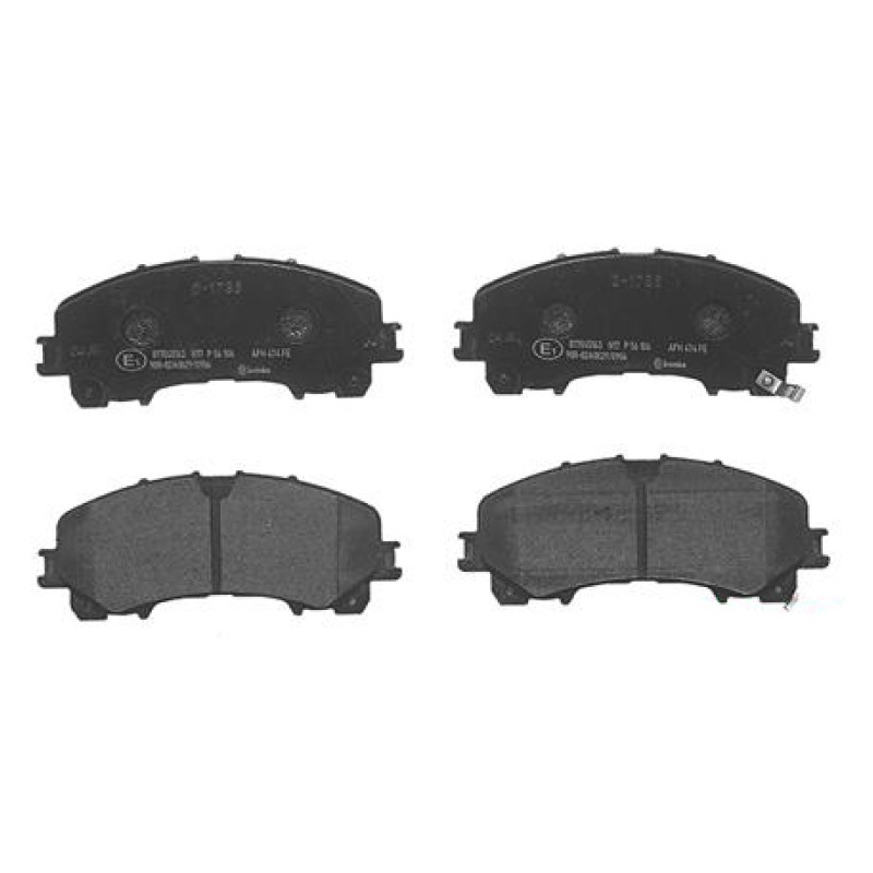 Remblokkenset Vooras Brembo premium