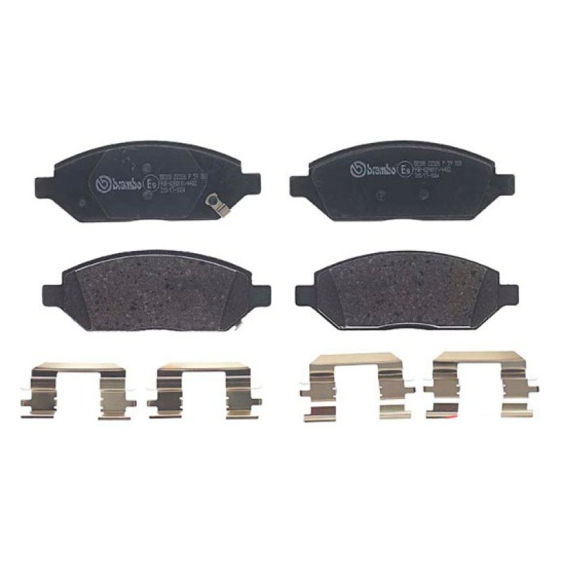 Remblokkenset Vooras Brembo premium