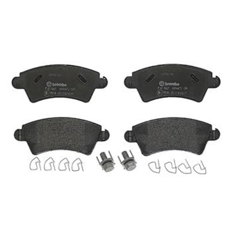 Remblokkenset Vooras Brembo premium