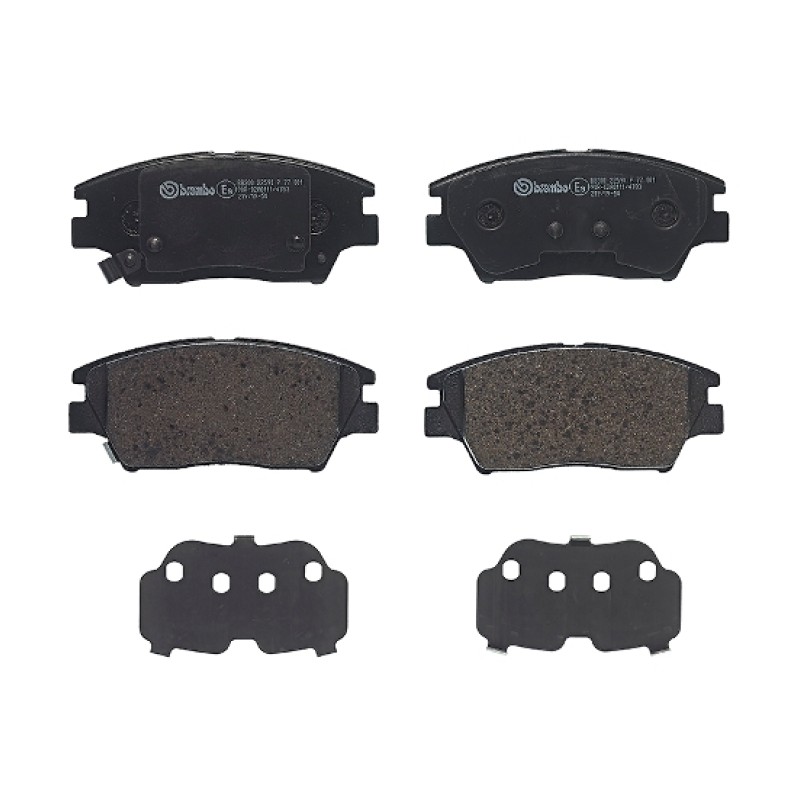 Remblokkenset Vooras Brembo premium