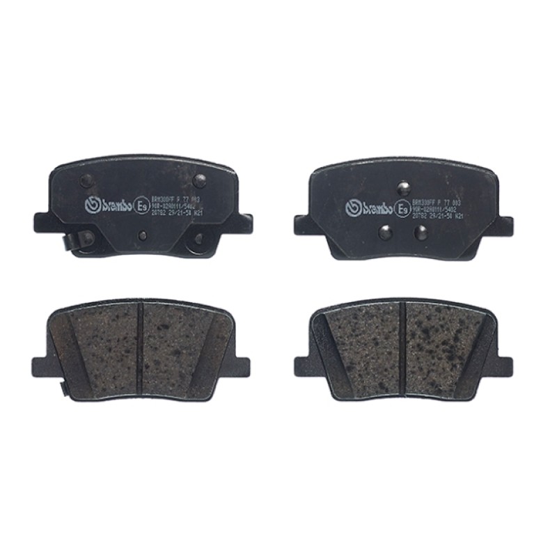 Remblokkenset Achteras Brembo premium