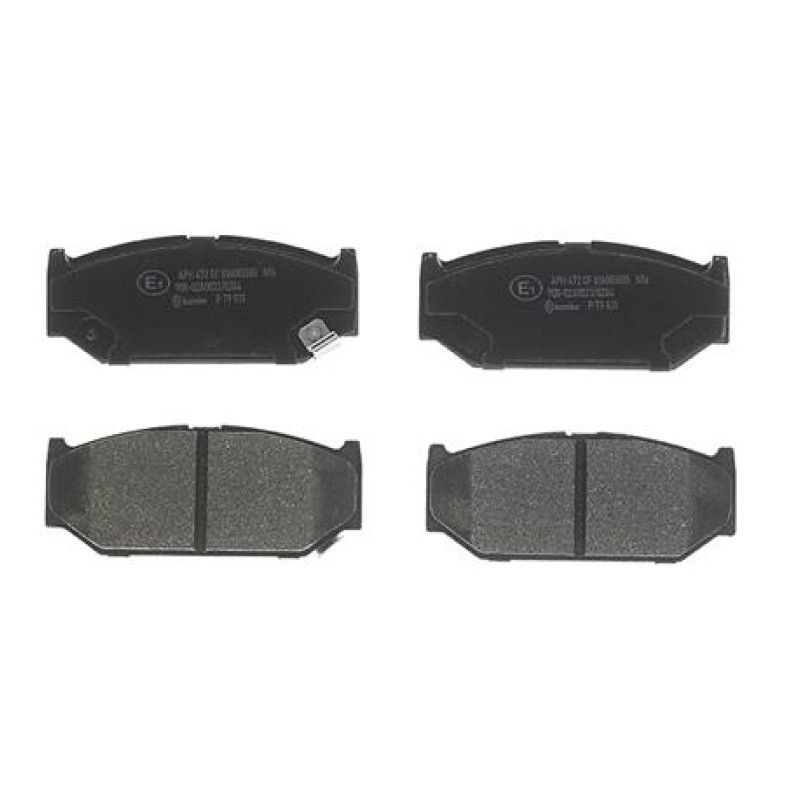 Remblokkenset Vooras Brembo premium