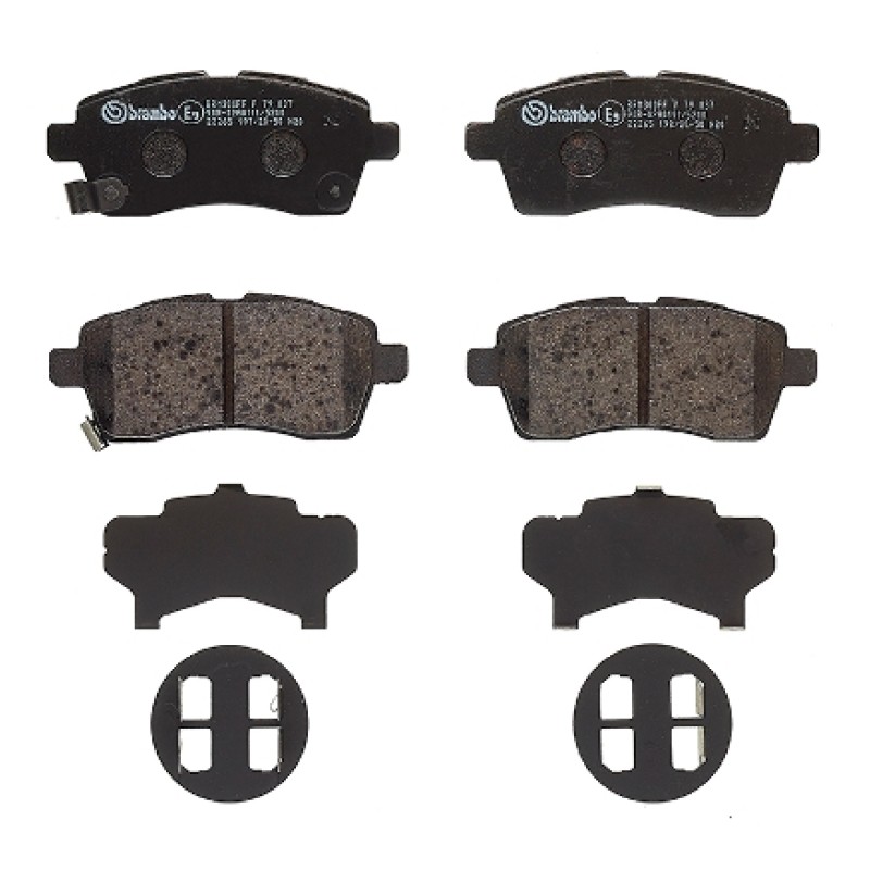 Remblokkenset Vooras Brembo premium