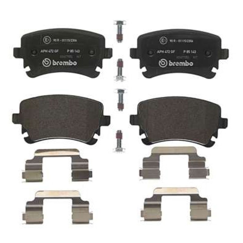 Remblokkenset Achteras Brembo premium
