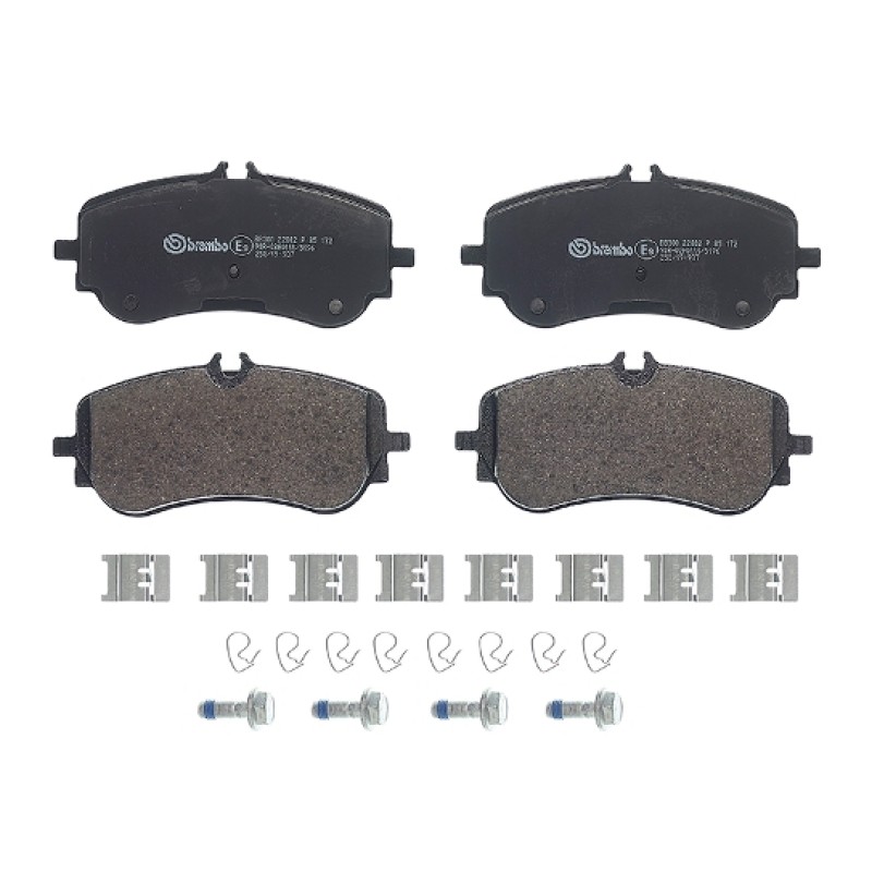 Remblokkenset Achteras Brembo premium
