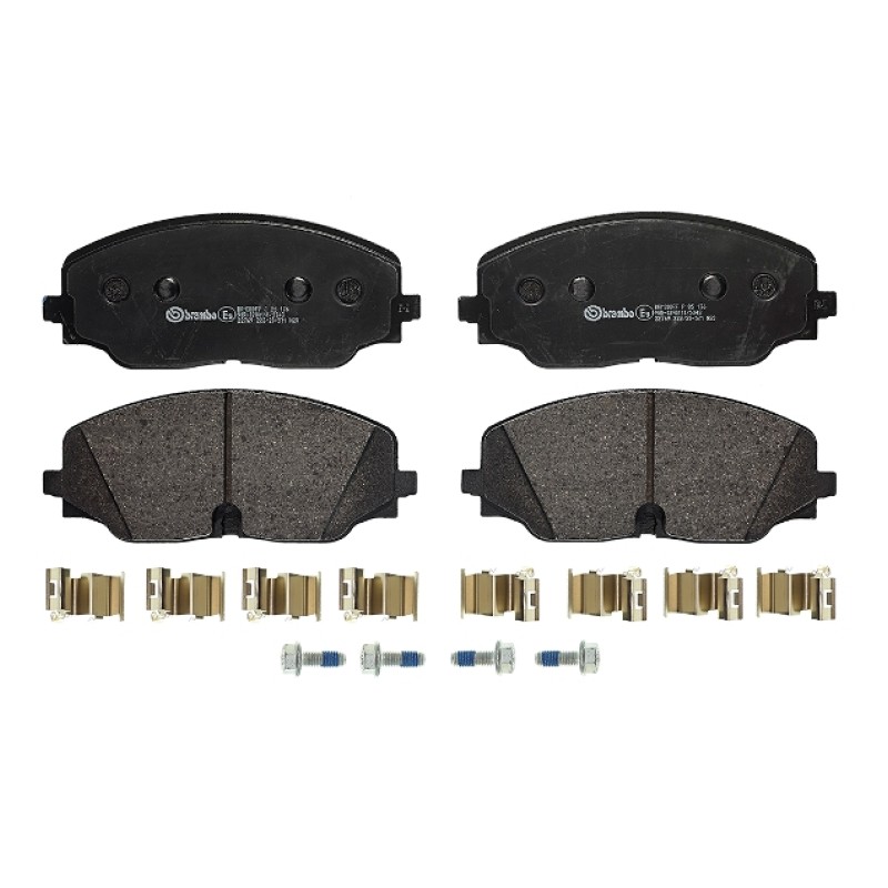 Remblokkenset Vooras Brembo premium