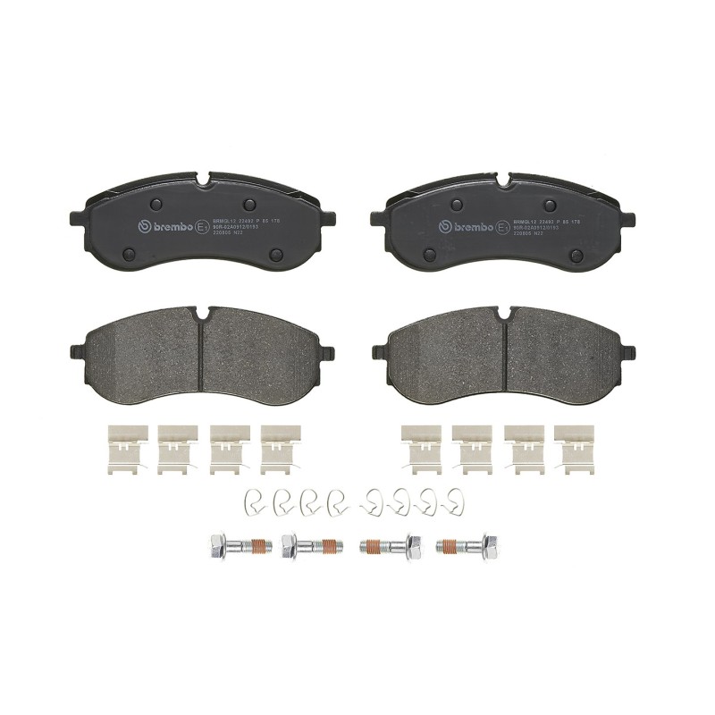 Remblokkenset Achteras Brembo premium