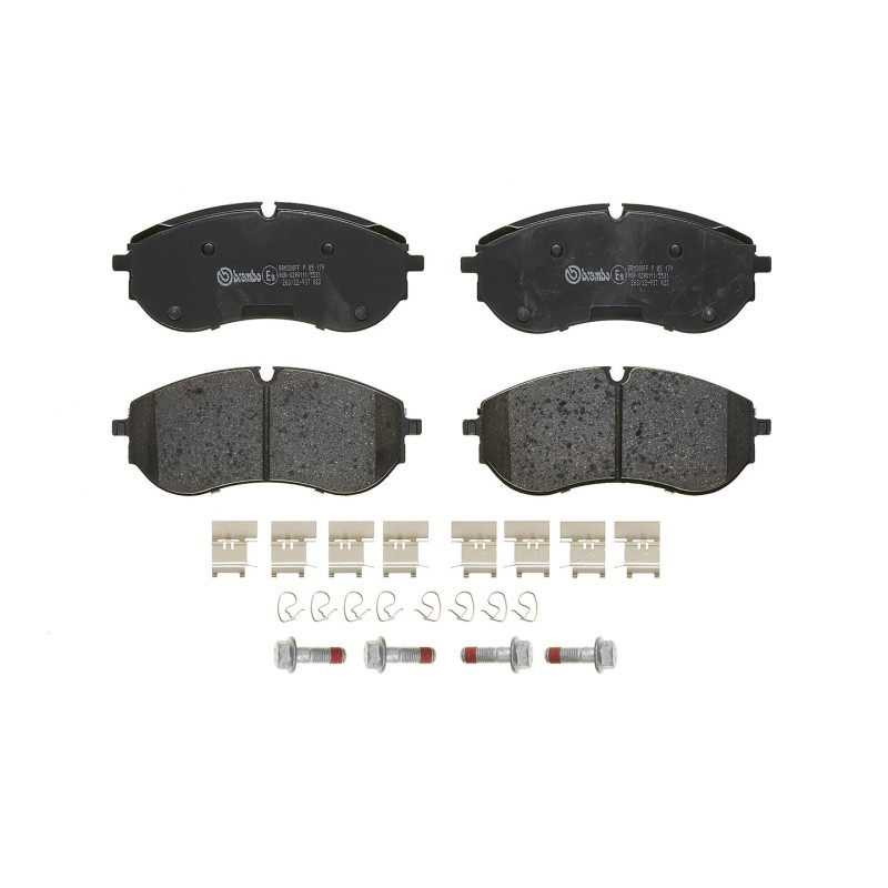 Remblokkenset Vooras Brembo premium
