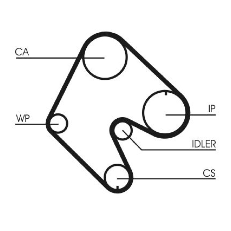 Waterpomp + distributieriem set