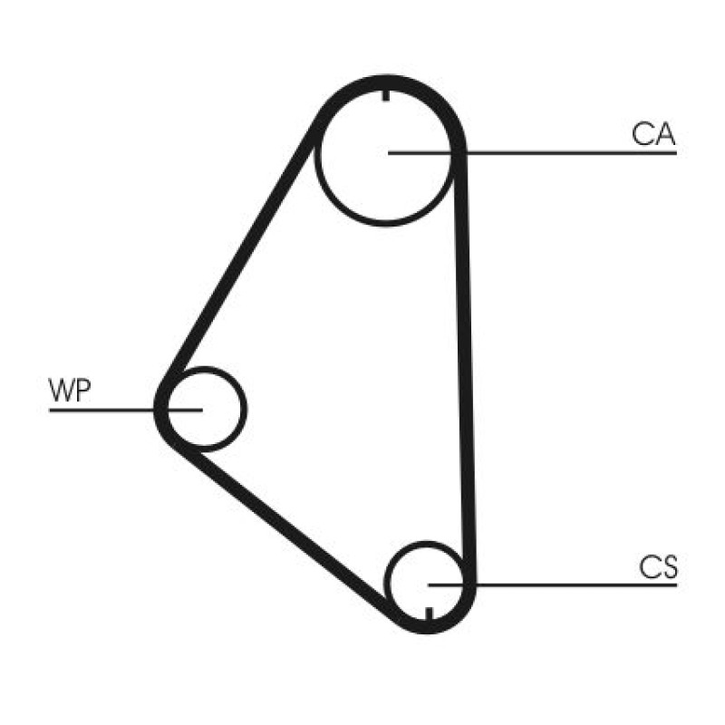 Waterpomp + distributieriem set
