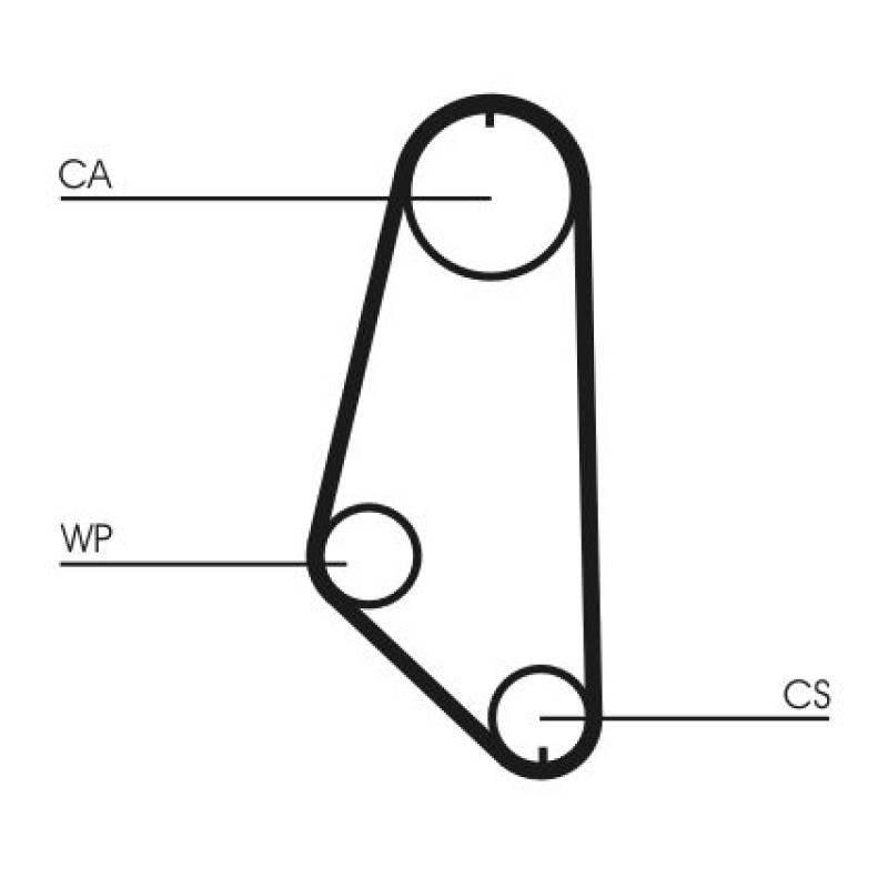Waterpomp + distributieriem set