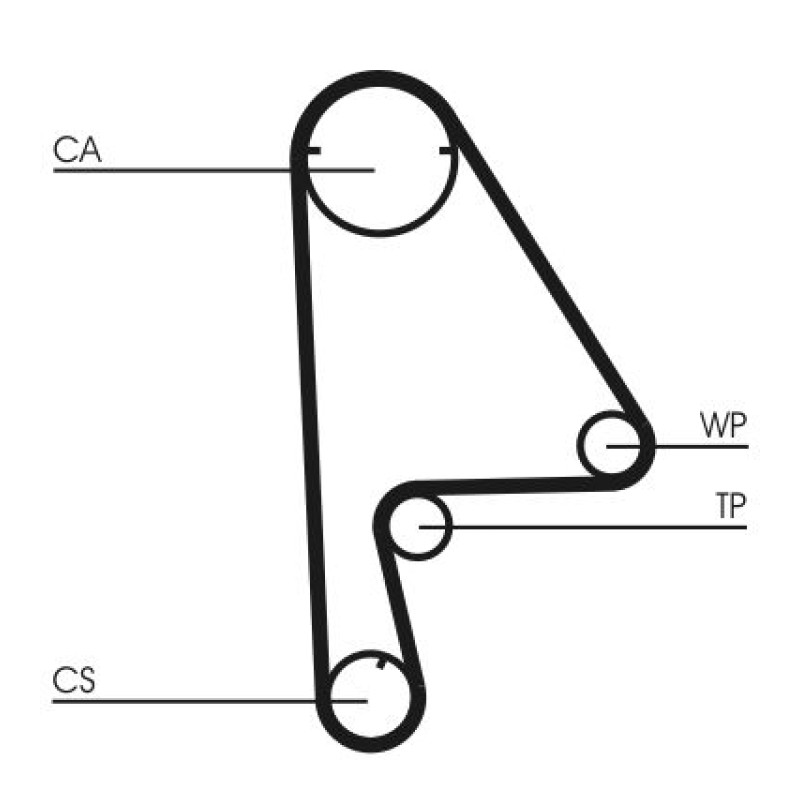 Waterpomp + distributieriem set