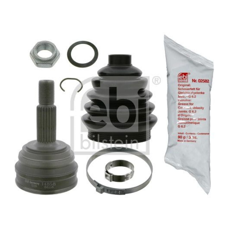 Homokineet reparatie set, aandrijfas Vooras, Wielzijde
