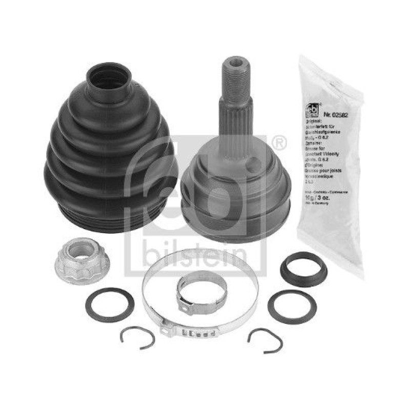 Homokineet reparatie set, aandrijfas Vooras, Wielzijde