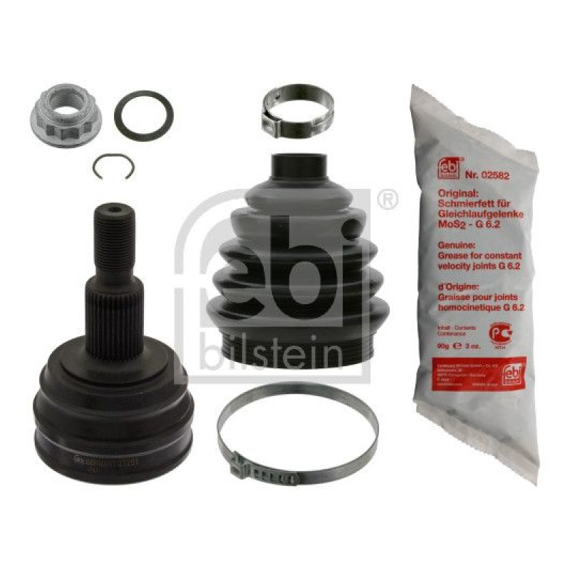 Homokineet reparatie set, aandrijfas Vooras, Wielzijde