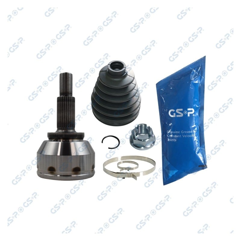 Homokineet reparatie set, aandrijfas Vooras links, Wielzijde