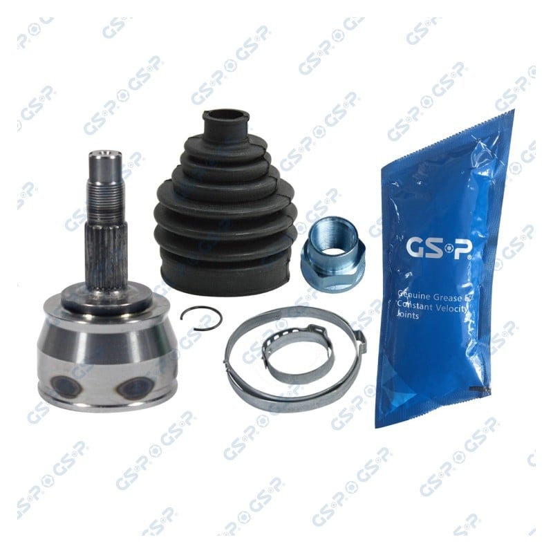 Homokineet reparatie set, aandrijfas Vooras links, Wielzijde
