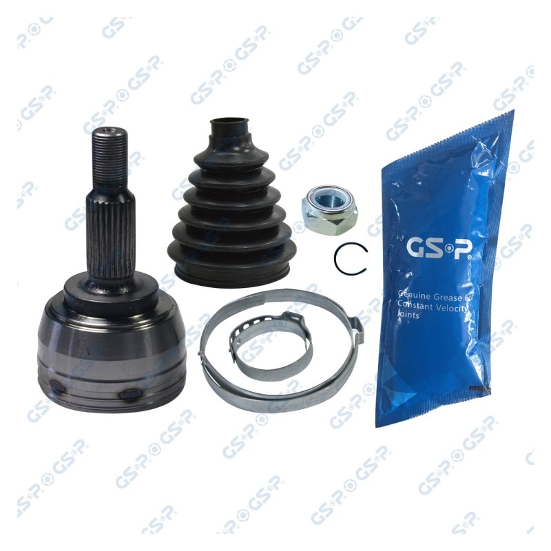 Homokineet reparatie set, aandrijfas Vooras links, Vooras rechts, Wielzijde