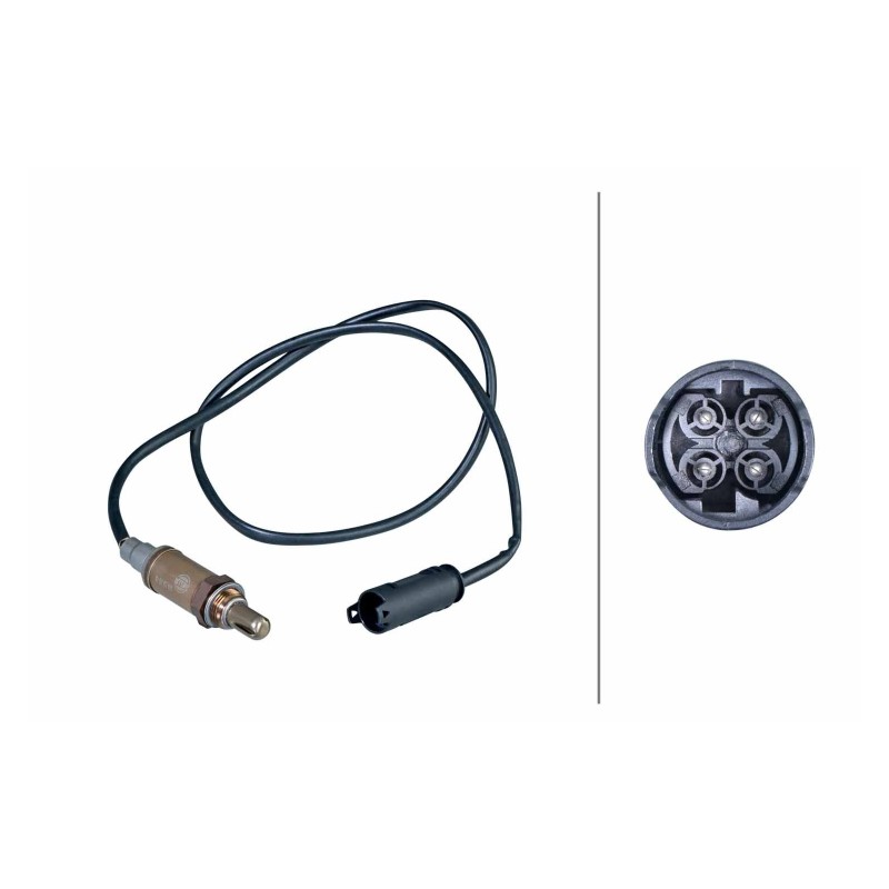 Lambdasonde Links, Na katalysator, Voor, rechts