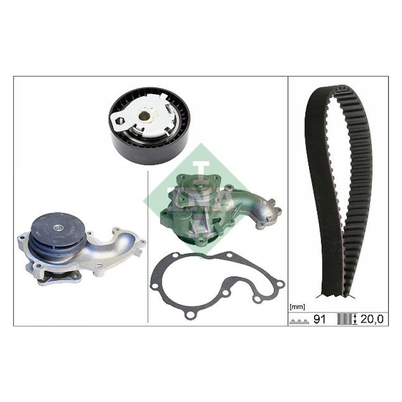 Waterpomp + distributieriem set