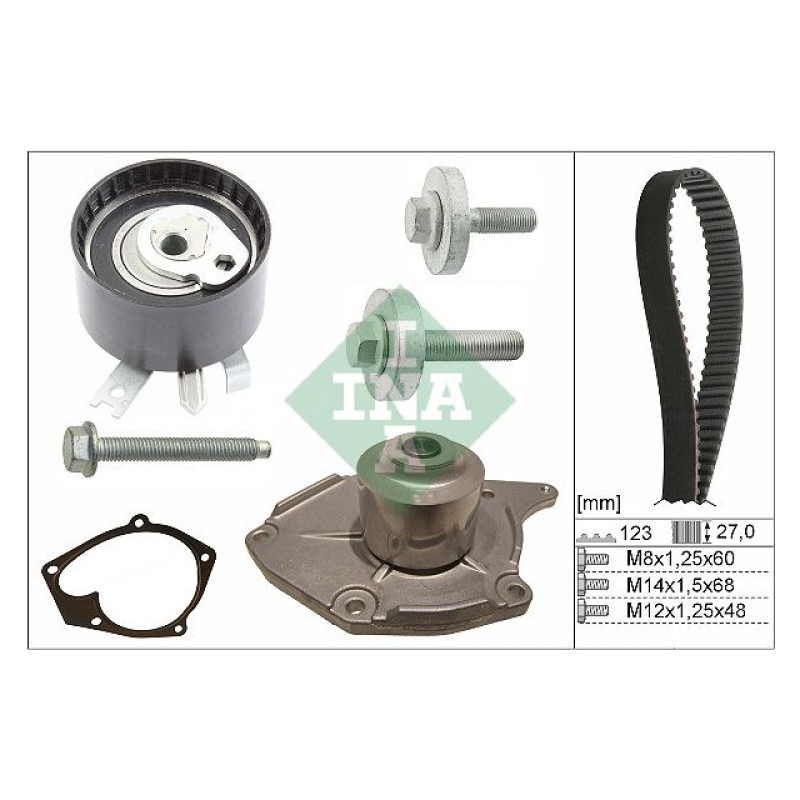 Waterpomp + distributieriem set
