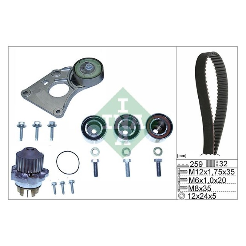 Waterpomp + distributieriem set