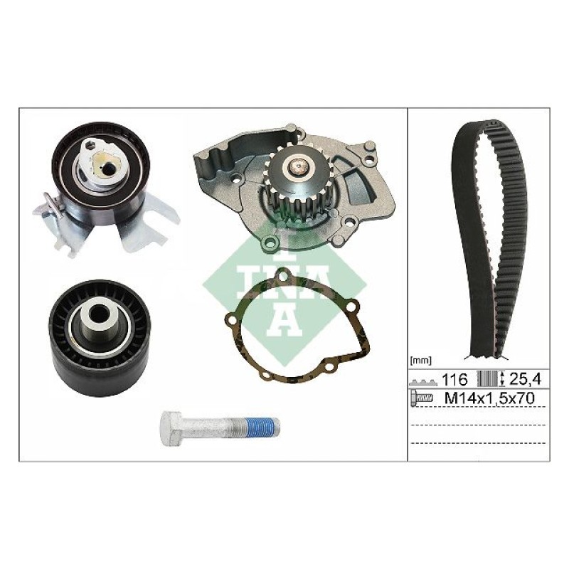 Waterpomp + distributieriem set