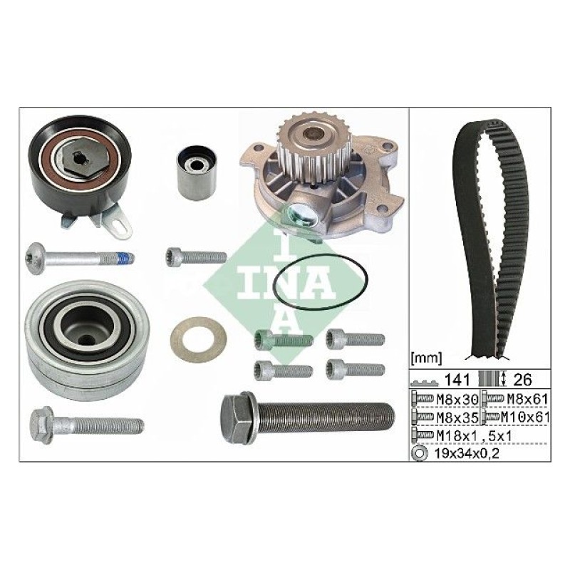 Waterpomp + distributieriem set