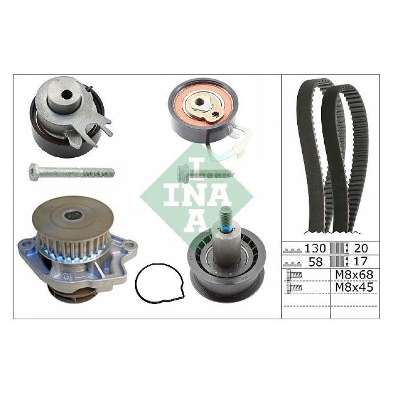 Waterpomp + distributieriem set