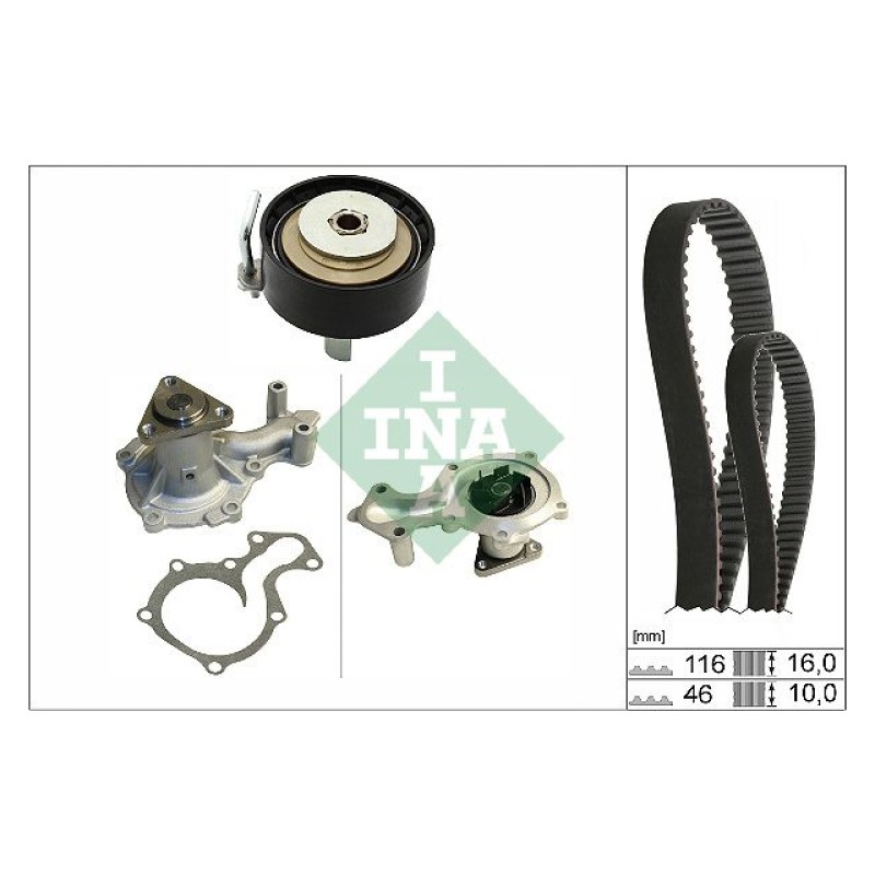 Waterpomp + distributieriem set