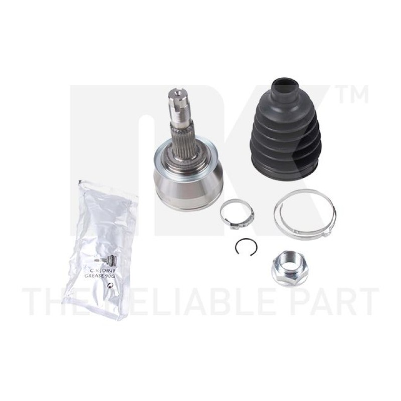 Homokineet reparatie set, aandrijfas Vooras links, Wielzijde