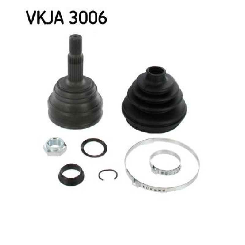 Homokineet reparatie set, aandrijfas Vooras, Wielzijde
