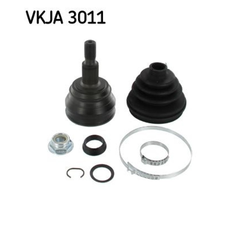 Homokineet reparatie set, aandrijfas Vooras, Wielzijde