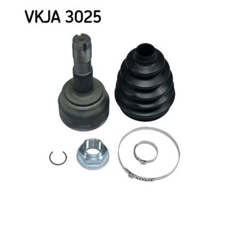 Homokineet reparatie set, aandrijfas Vooras, Wielzijde