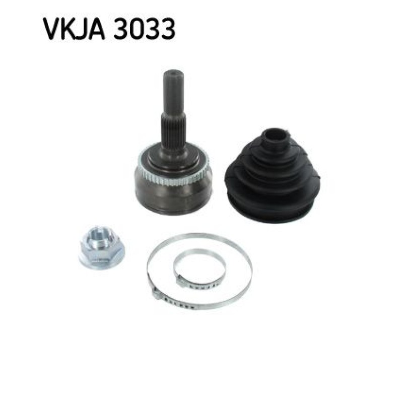 Homokineet reparatie set, aandrijfas Vooras, Wielzijde