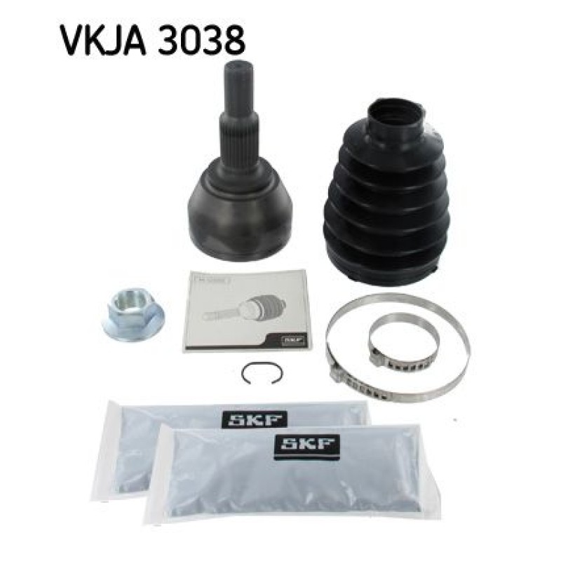 Homokineet reparatie set, aandrijfas Vooras, Wielzijde