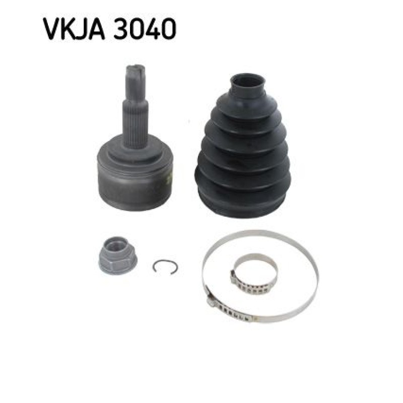Homokineet reparatie set, aandrijfas Vooras, Wielzijde