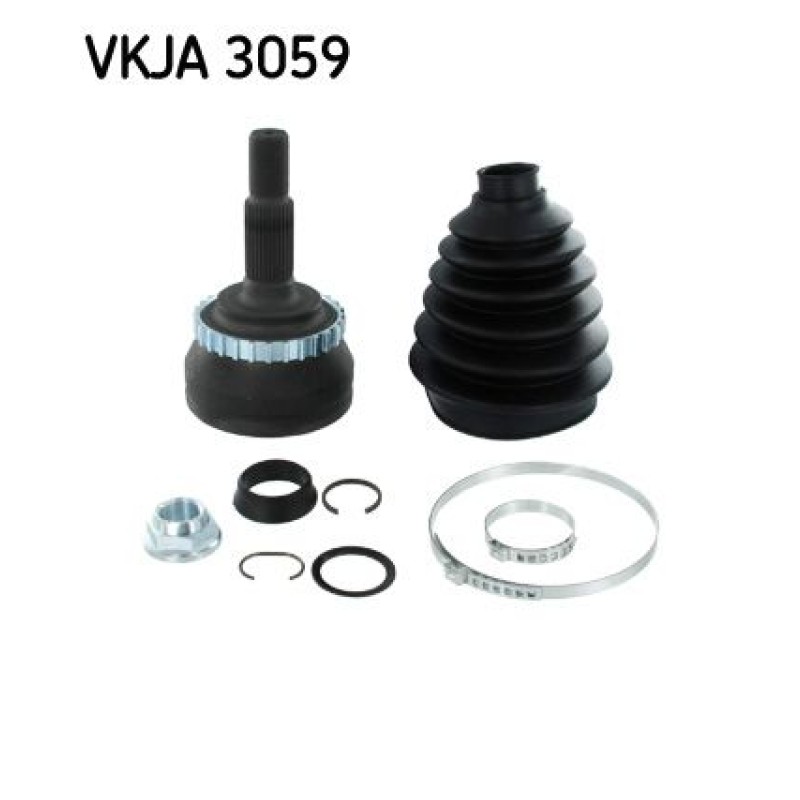 Homokineet reparatie set, aandrijfas Vooras, Wielzijde