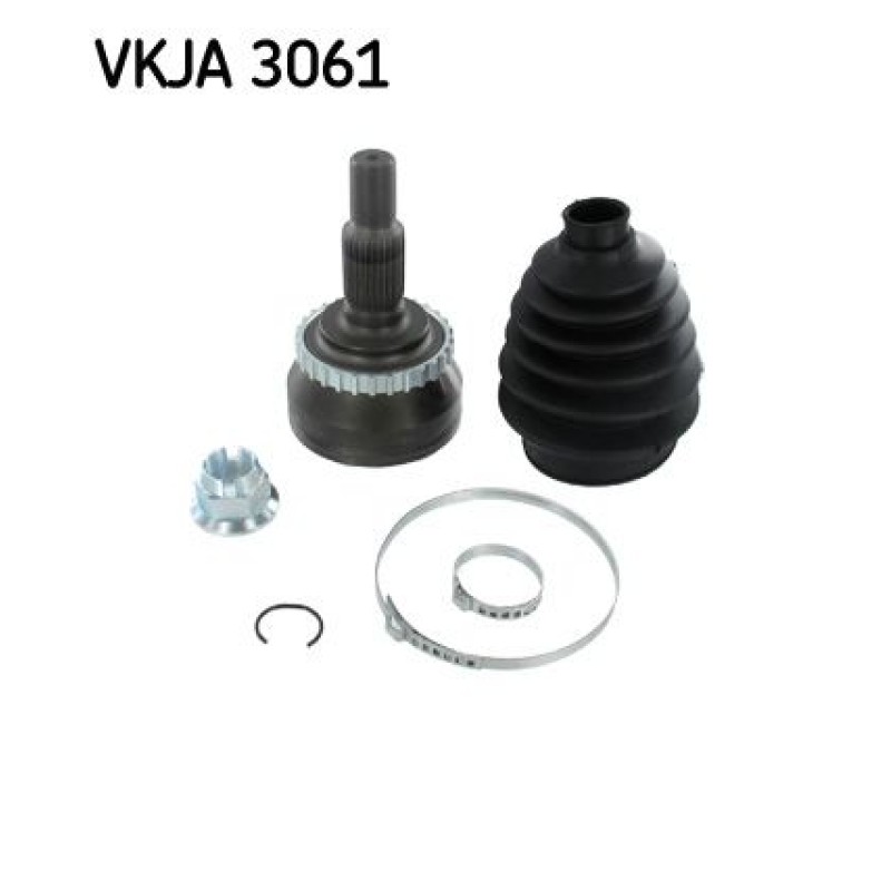 Homokineet reparatie set, aandrijfas Vooras, Wielzijde