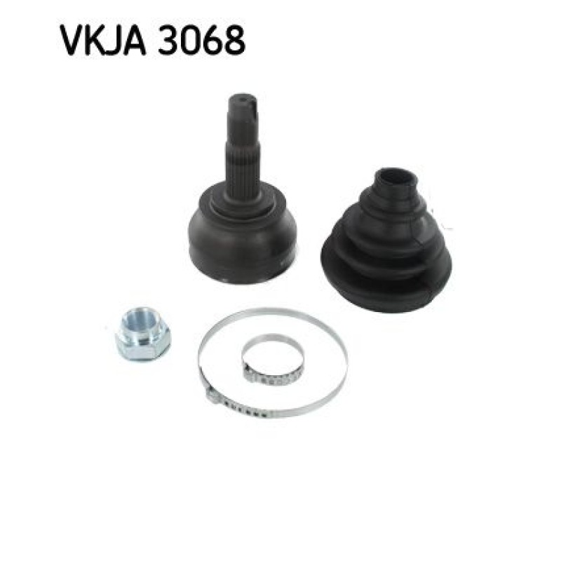Homokineet reparatie set, aandrijfas Vooras, Wielzijde