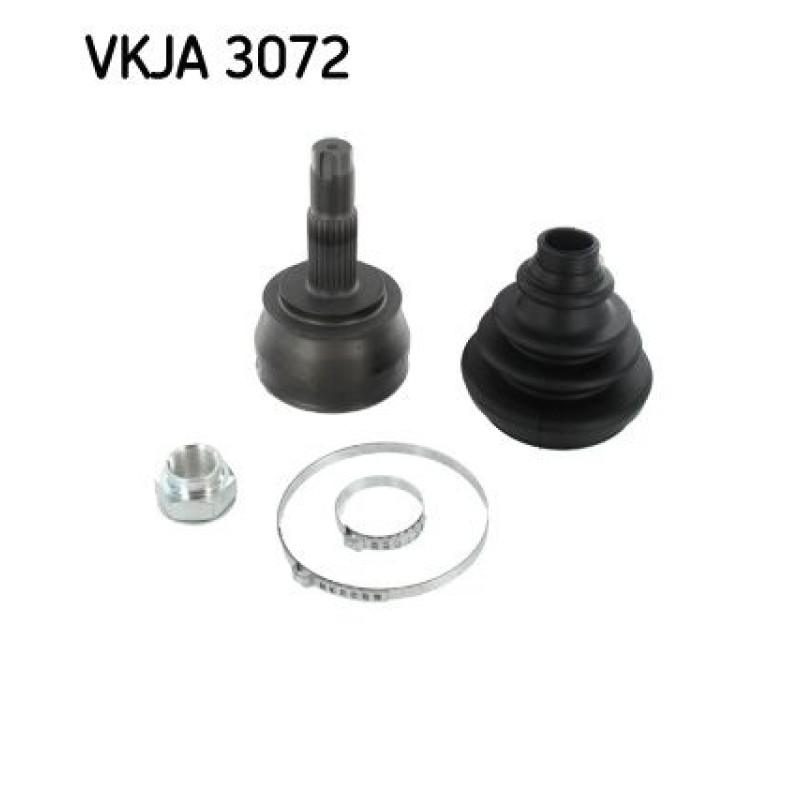 Homokineet reparatie set, aandrijfas Vooras, Wielzijde