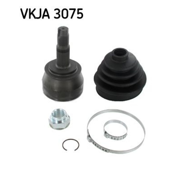 Homokineet reparatie set, aandrijfas Vooras, Wielzijde