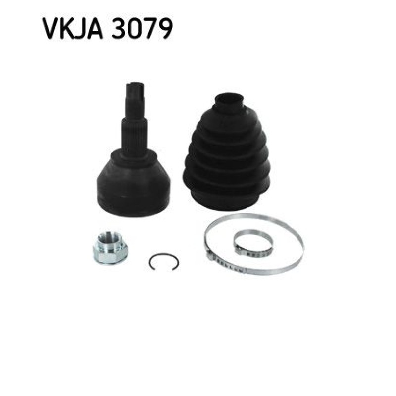 Homokineet reparatie set, aandrijfas Vooras, Wielzijde