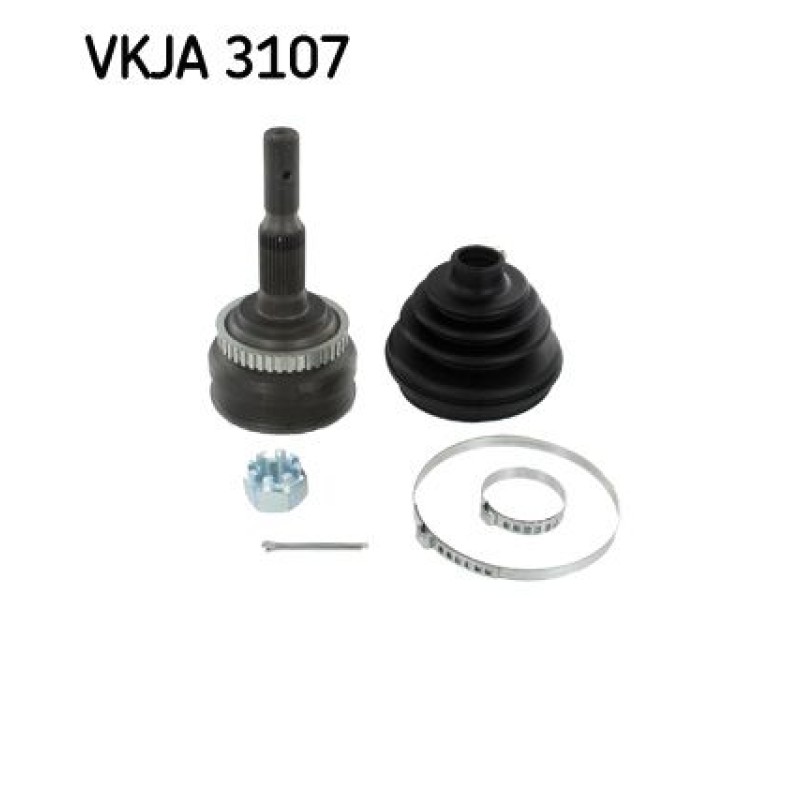 Homokineet reparatie set, aandrijfas Vooras, Wielzijde