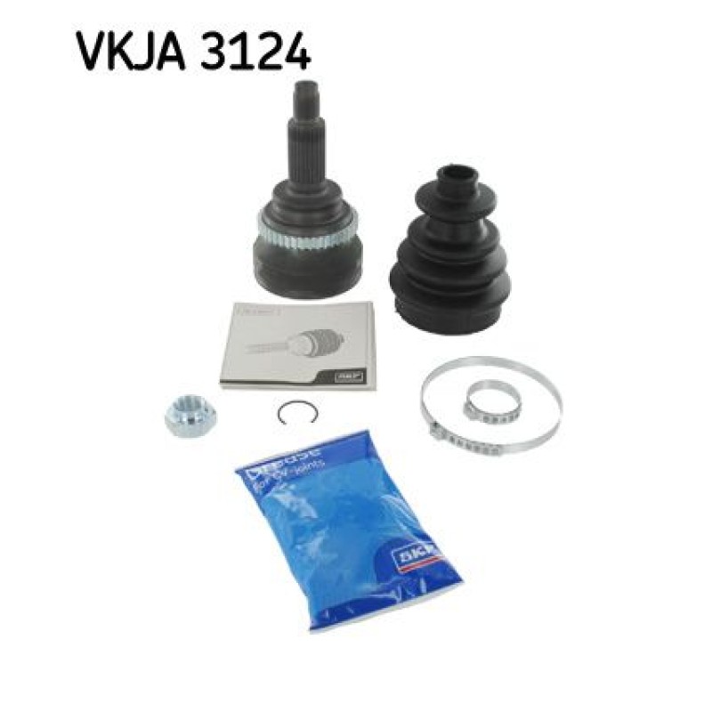 Homokineet reparatie set, aandrijfas Vooras links, Wielzijde