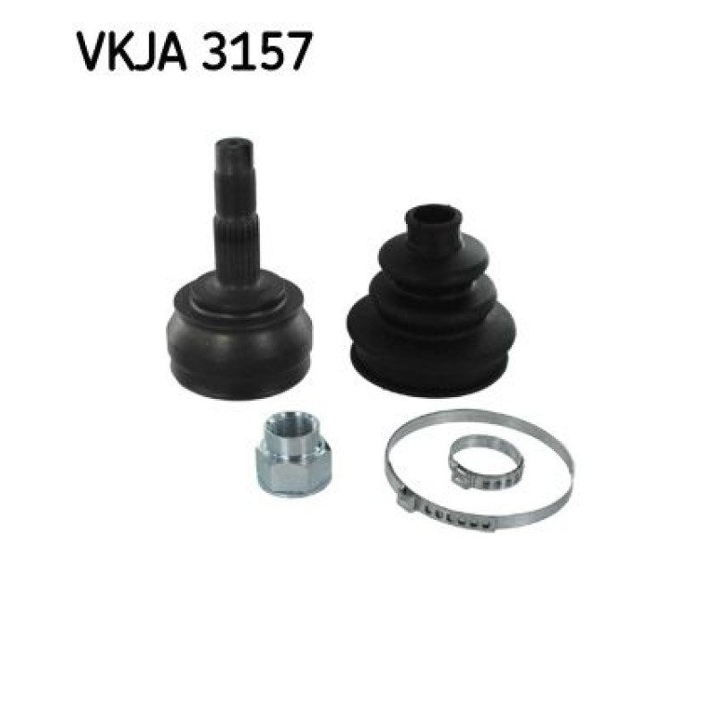 Homokineet reparatie set, aandrijfas Vooras, Wielzijde