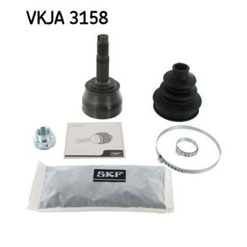 Homokineet reparatie set, aandrijfas Vooras, Wielzijde