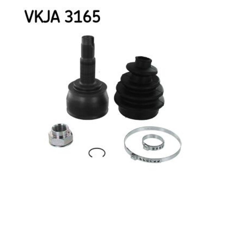 Homokineet reparatie set, aandrijfas Vooras, Wielzijde