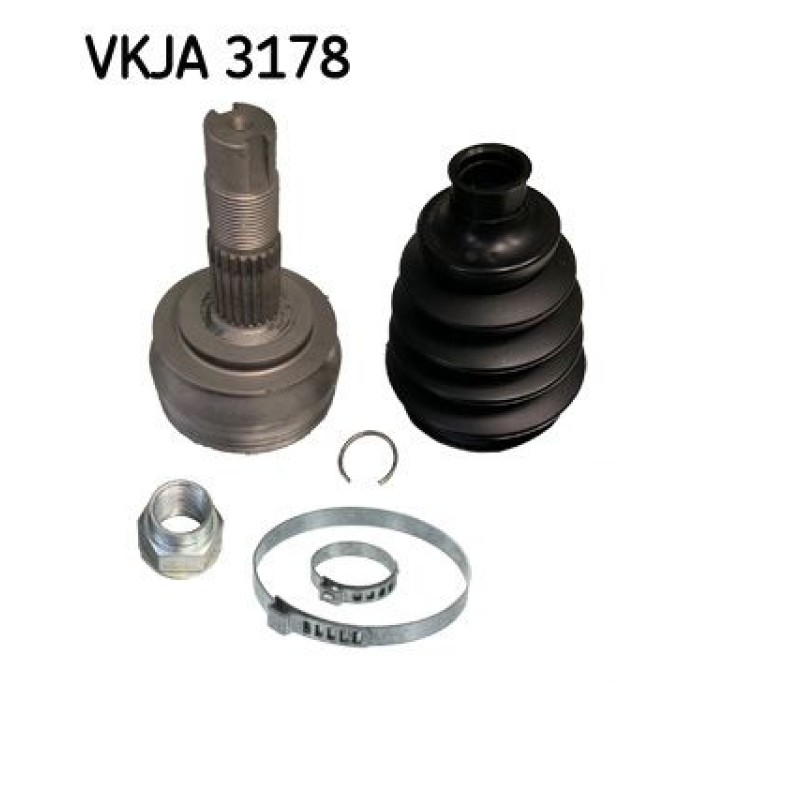 Homokineet reparatie set, aandrijfas Vooras, Wielzijde