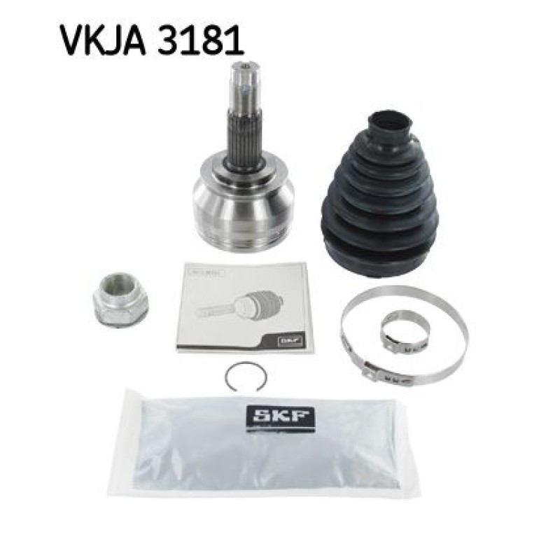 Homokineet reparatie set, aandrijfas Vooras, Wielzijde